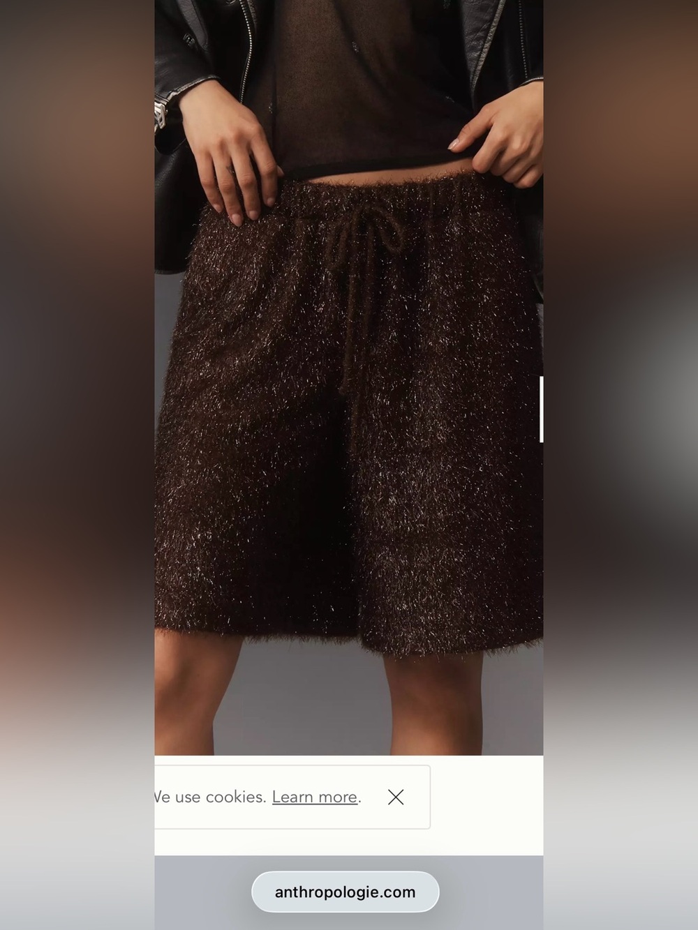 NWOT Anthro Maeve Shorts & Glamorous 100% Cashmere Tahari sweater SMALL - Picture 10 of 11